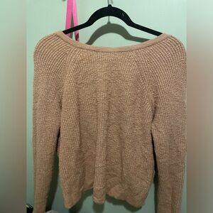 Aerie sweater reversible open back/front